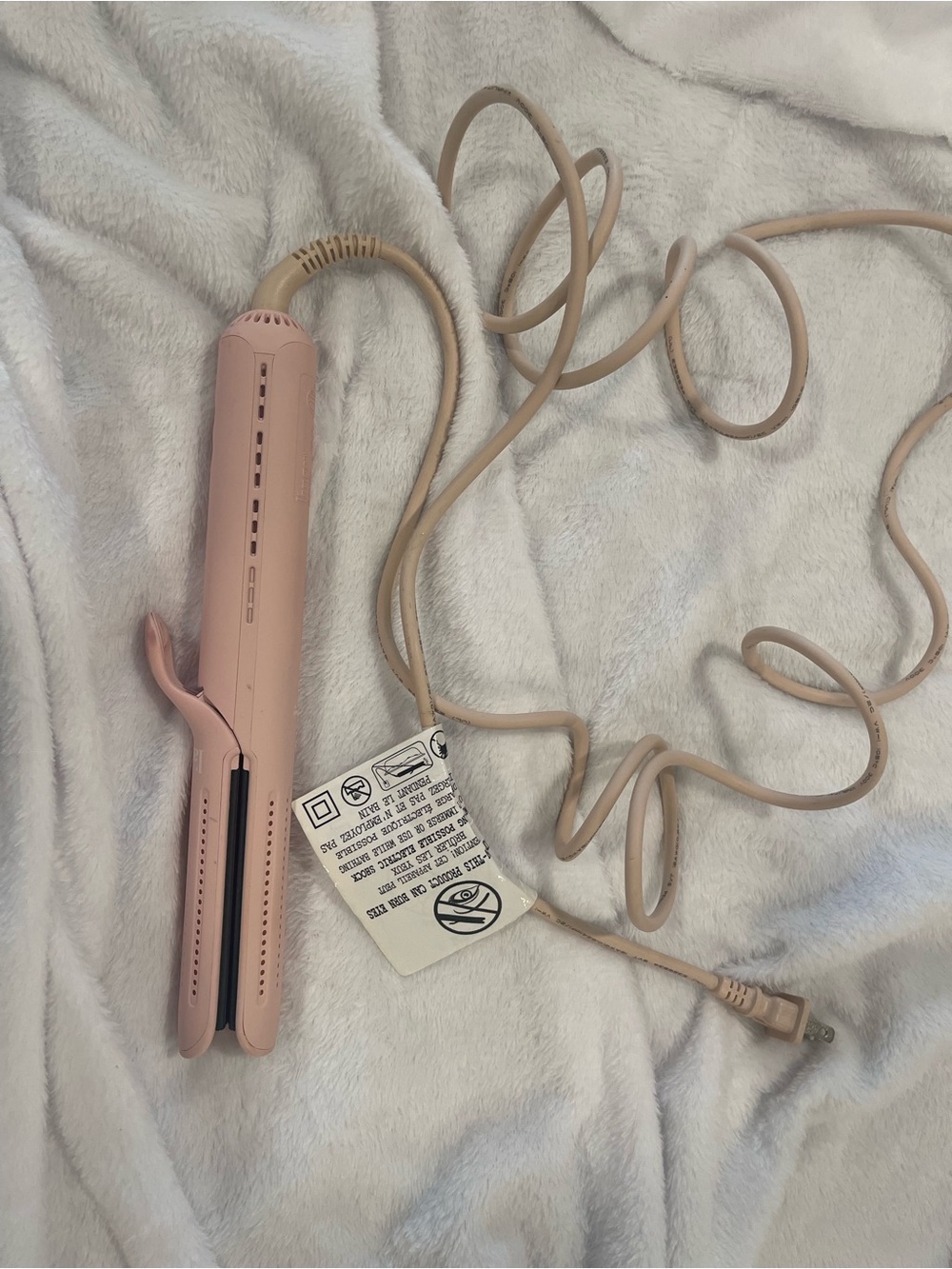 Lange Pink Hair 360° Airflow Titanium Styler Straightener